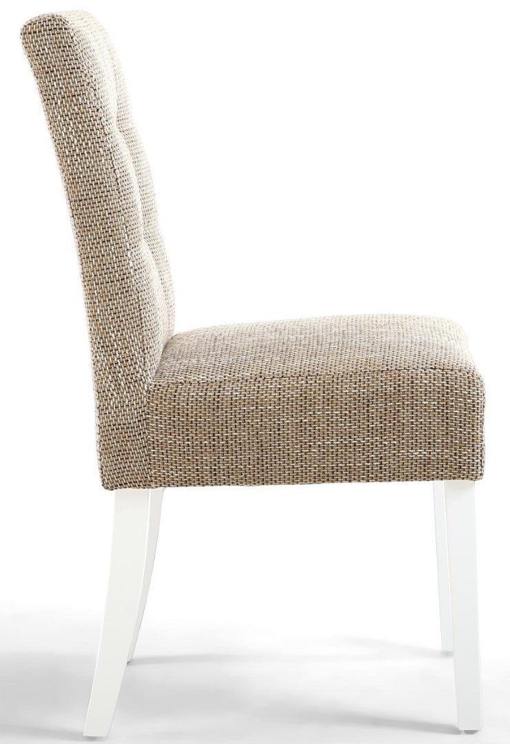 Shankar Moseley Stitched Waffle Tweed Oatmeal in White Legs (Sold in Pairs)