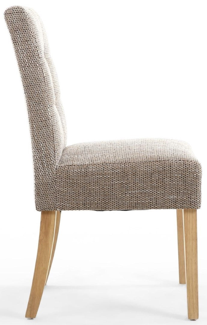 Shankar Moseley Stitched Waffle Tweed Oatmeal in Natural Legs (Sold in Pairs)