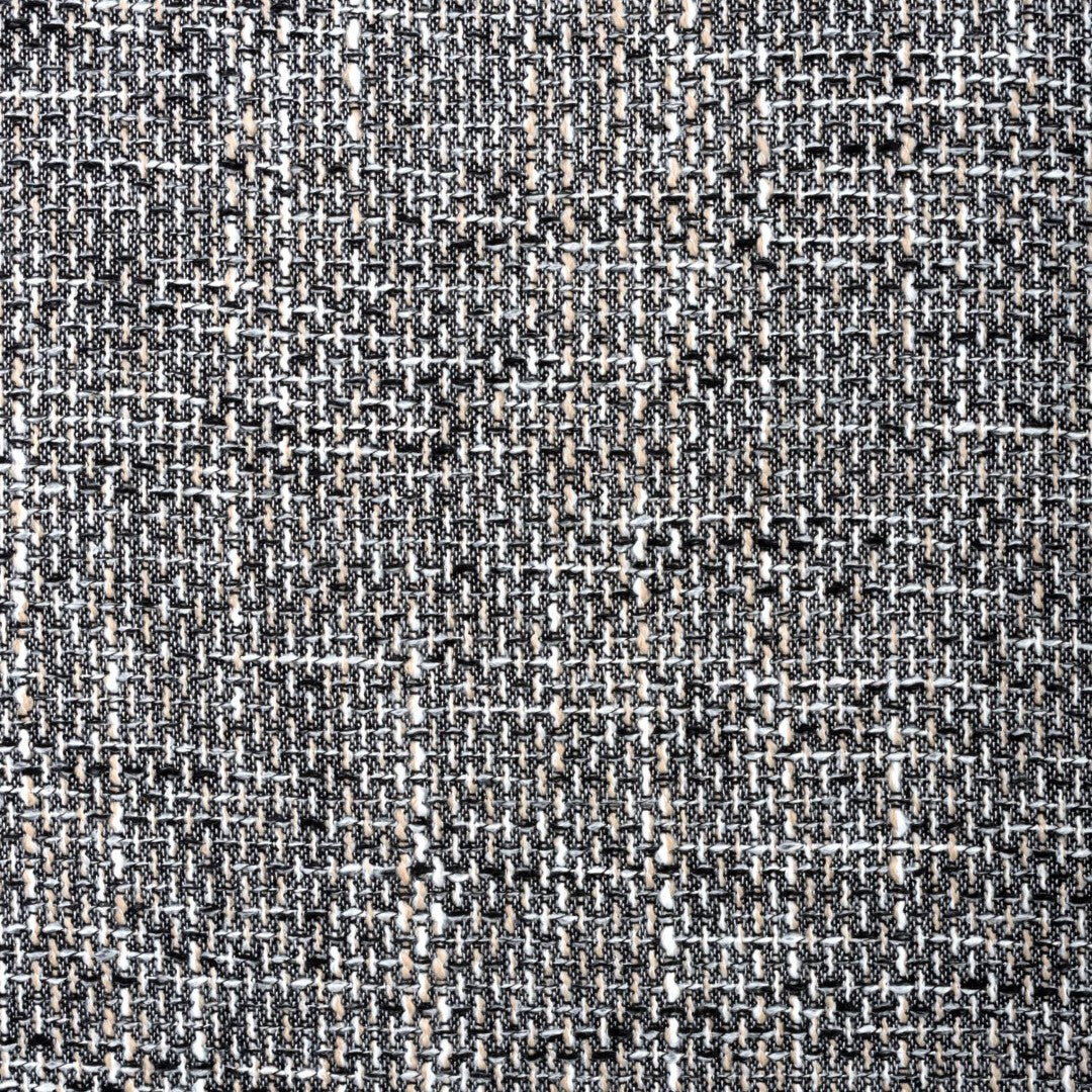 Shankar Karta Scroll Back Tweed Grey Dining Chair (Sold in Pairs)