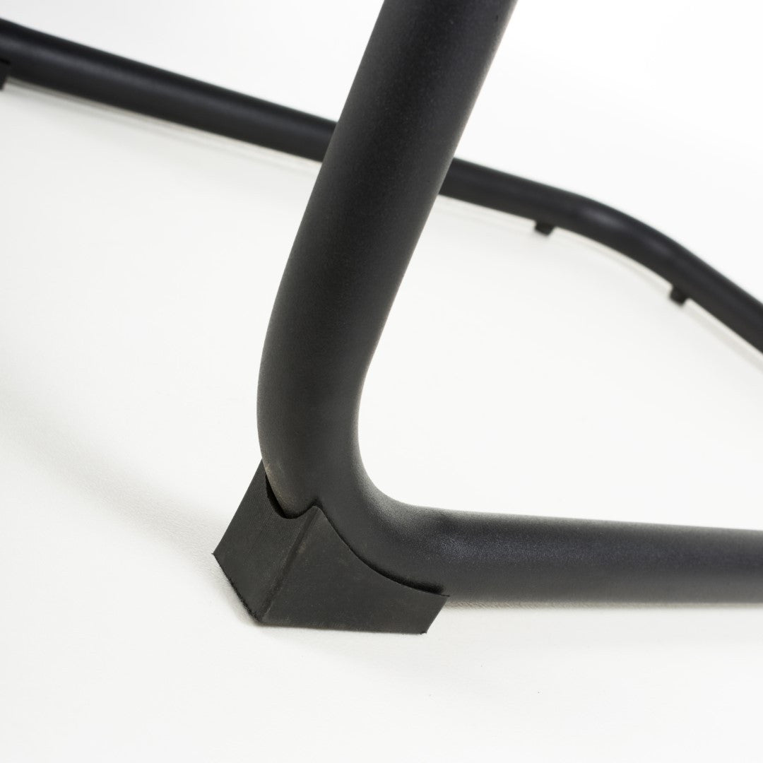 Shankar Carlisle Black Leather Effect Dining Chair (Set of 4)