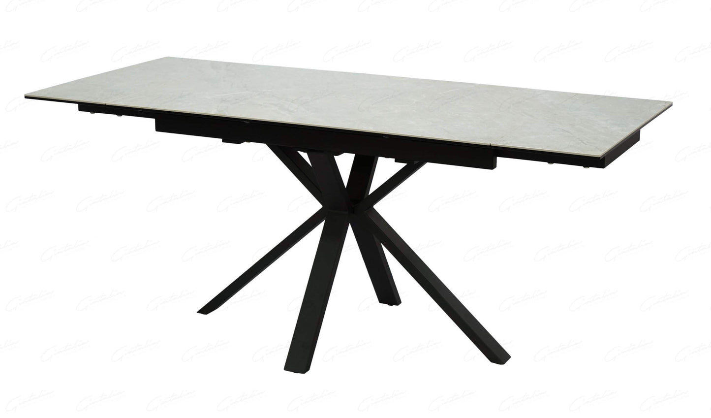 Giatalia Amari Small Grey Ceramic 120cm-180cm Extending Dining Table