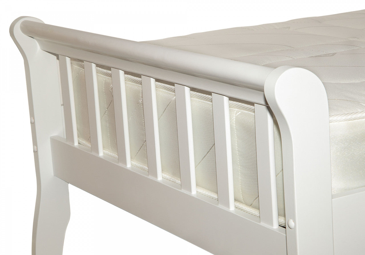 Artisan Milan 5ft Kingsize White Wooden Bed