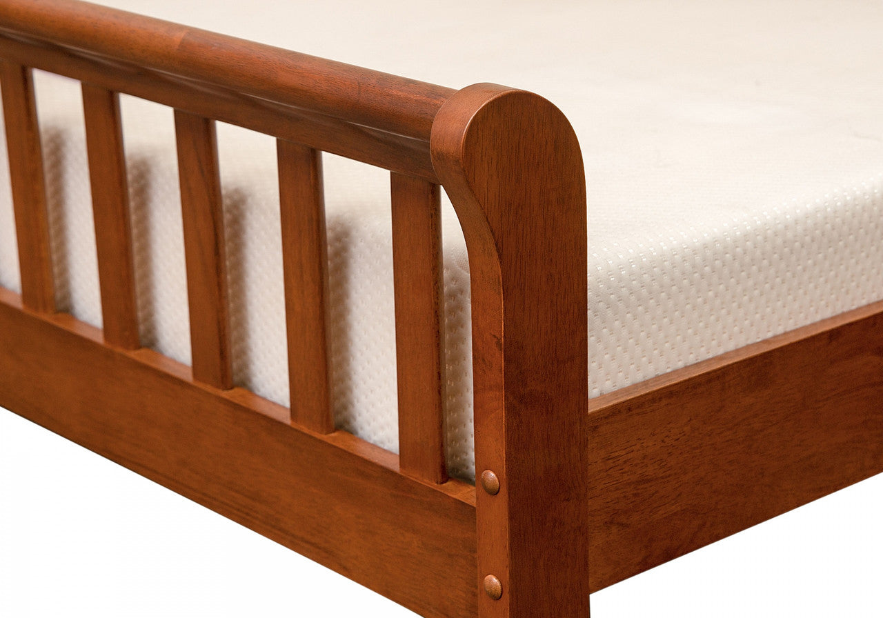 Artisan Milan 4ft6 Double Dark Solid Oak Wooden Bed Frame