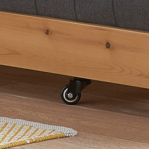 Birlea Buxton White Pine Trundle Guest Bed Frame