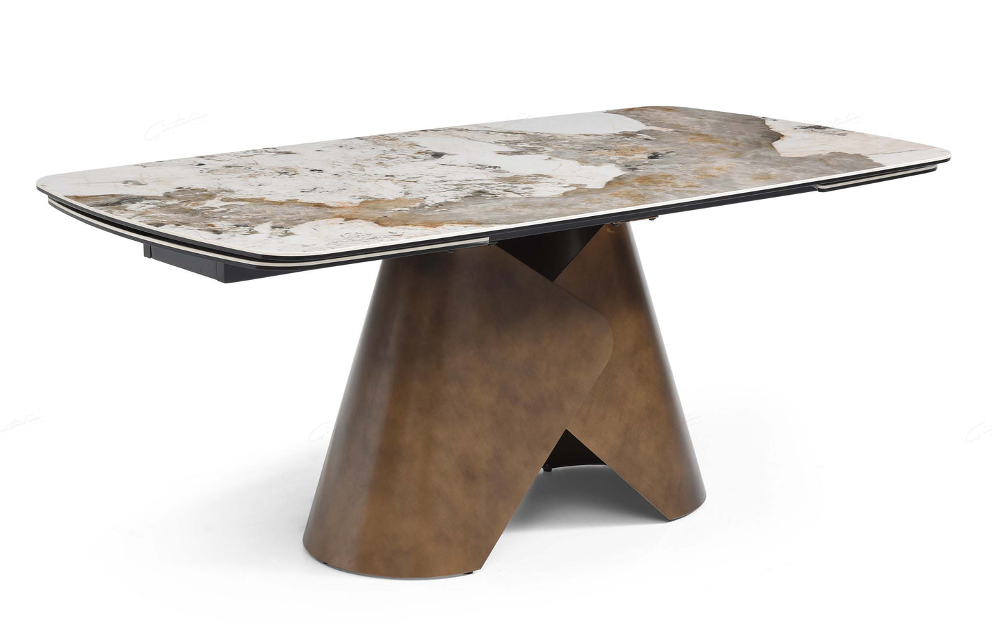 Buy Best Feretti 180-240cm White Extending Ceramic Dining Table