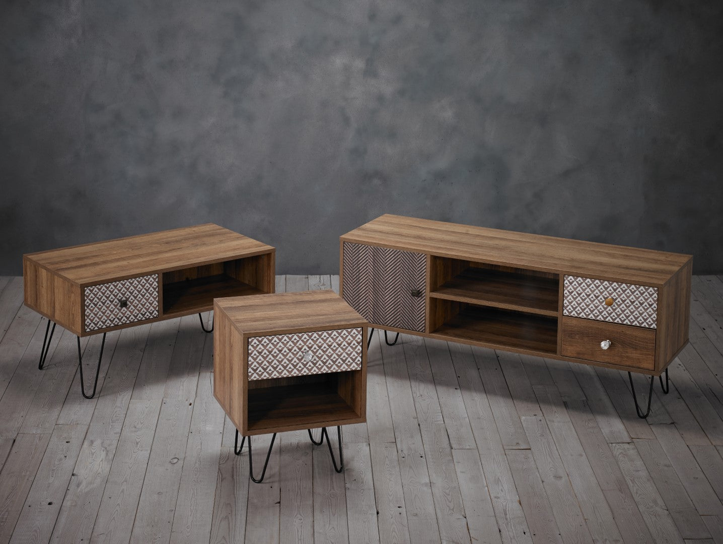 LPD Casablanca 1 Drawer Lamp Table