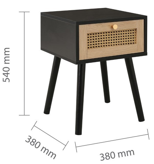 Birlea Croxley 1 Drawer Nightstand