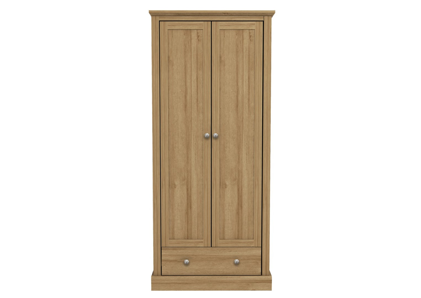 LPD Devon Oak 2 Door Wardrobe