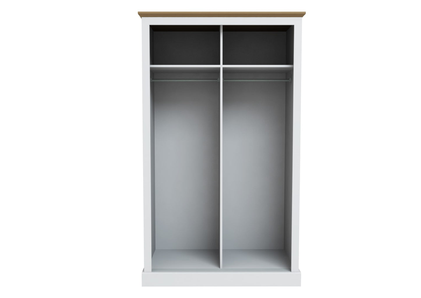 LPD Devon White 2 Door Sliding Wardrobe