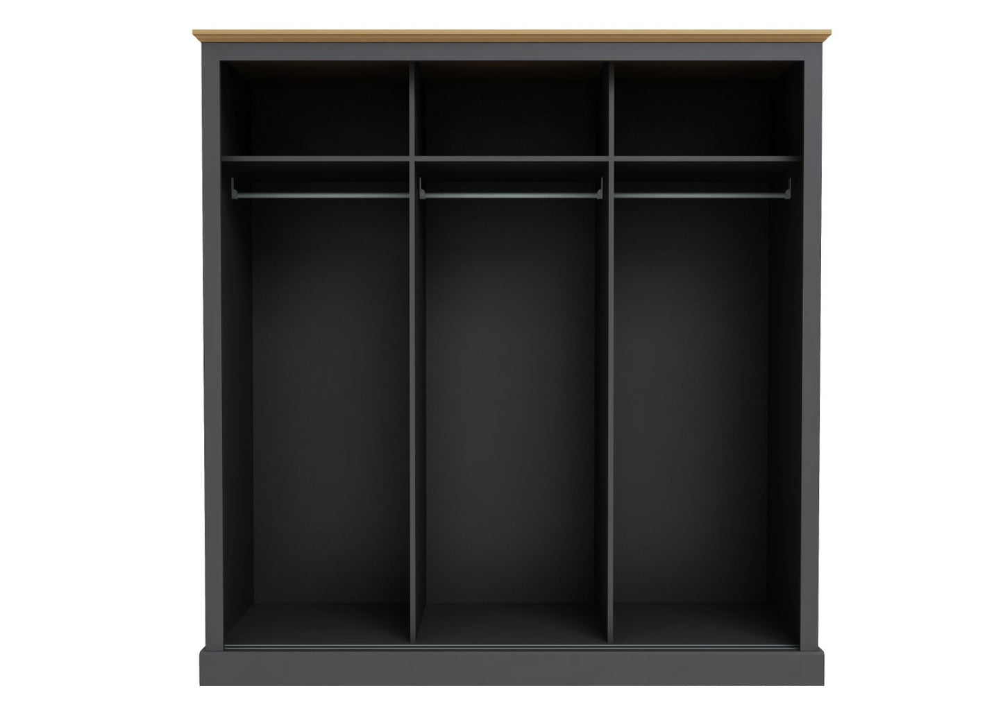 LPD Devon Charcoal 3 Door Sliding Wardrobe