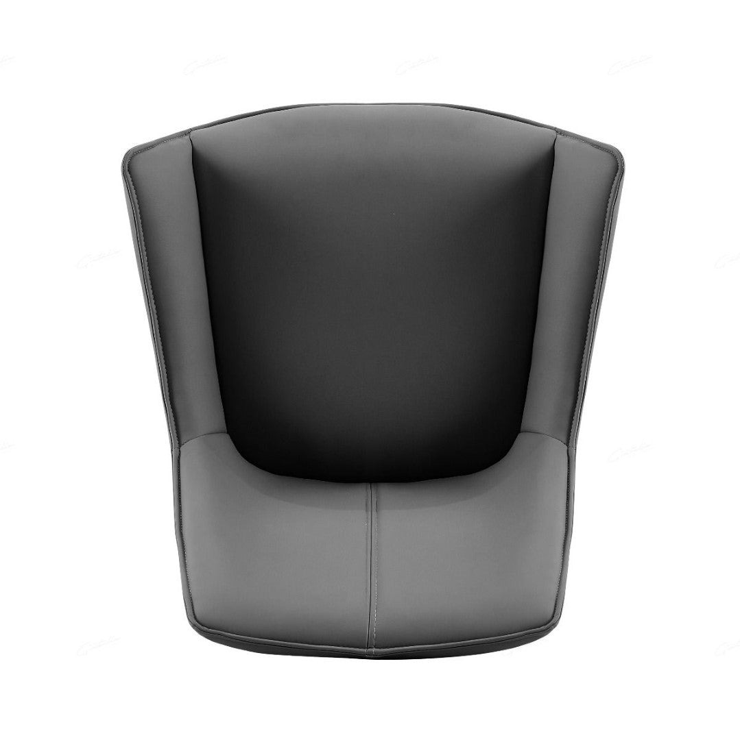 Giatalia Zenith Grey PU Leather Dining Chair