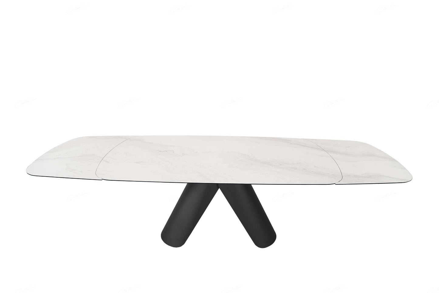 shop Giatalia 180 -280cm Extending Dining Table white ceramic