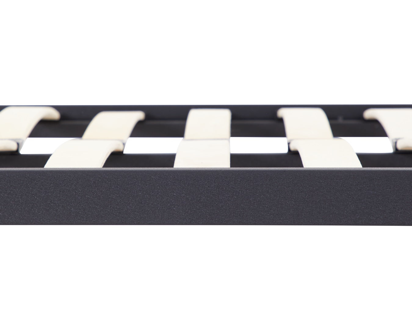 HALSTON METAL FRAME BED RAIL INDUSTRIAL DESIGN 3FT SINGLE