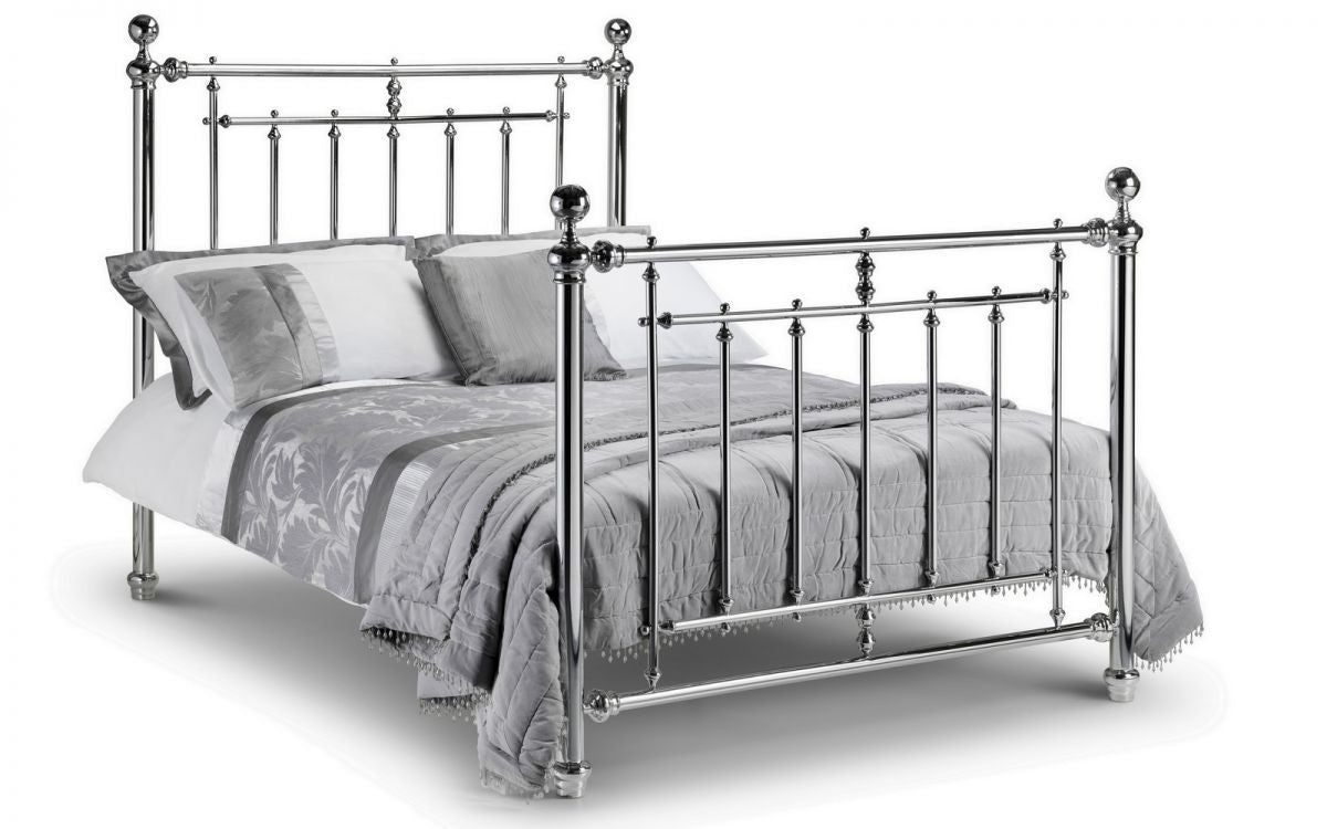 Julian Bowen Empress 5ft Kingsize Chrome Bed