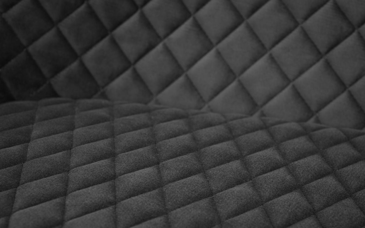 Julian Bowen Luxe Grey Velvet High Back Dining Bench