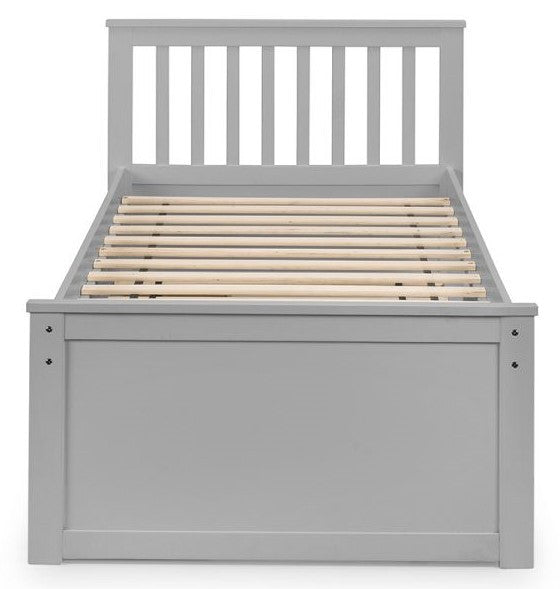Julian Bowen Maisie Dove Grey Bed With Underbed And Drawers