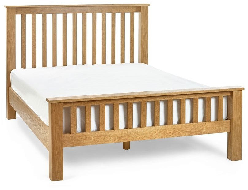 Julian Bowen Mallory 5ft Kingsize Oak Hfe Bed