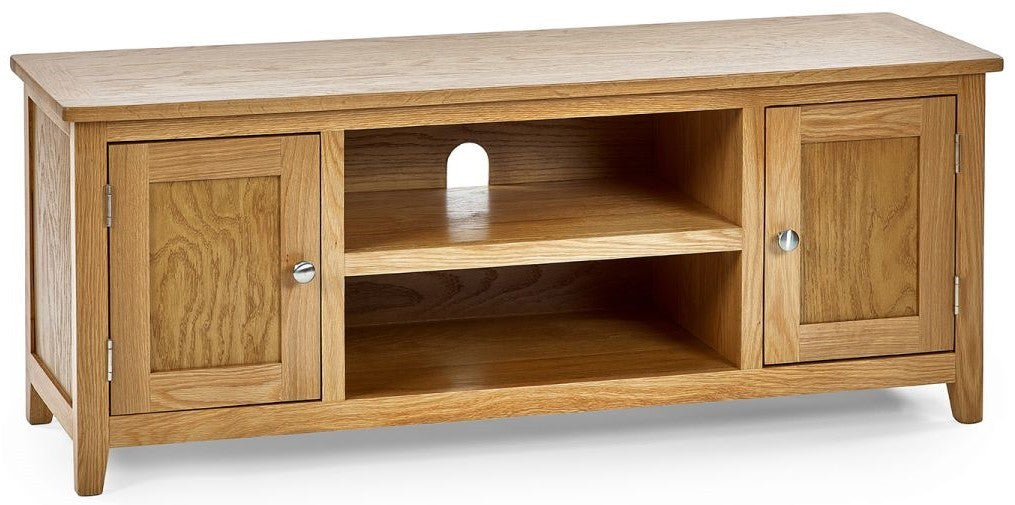 Julian Bowen Mallory Oak Widescreen Tv Unit