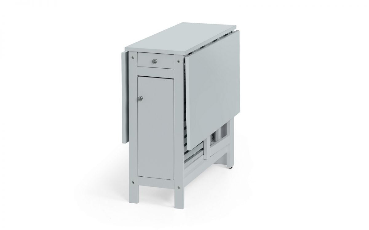 Julian Bowen Savoy Light Grey 4 Seat Wooden Dining Set