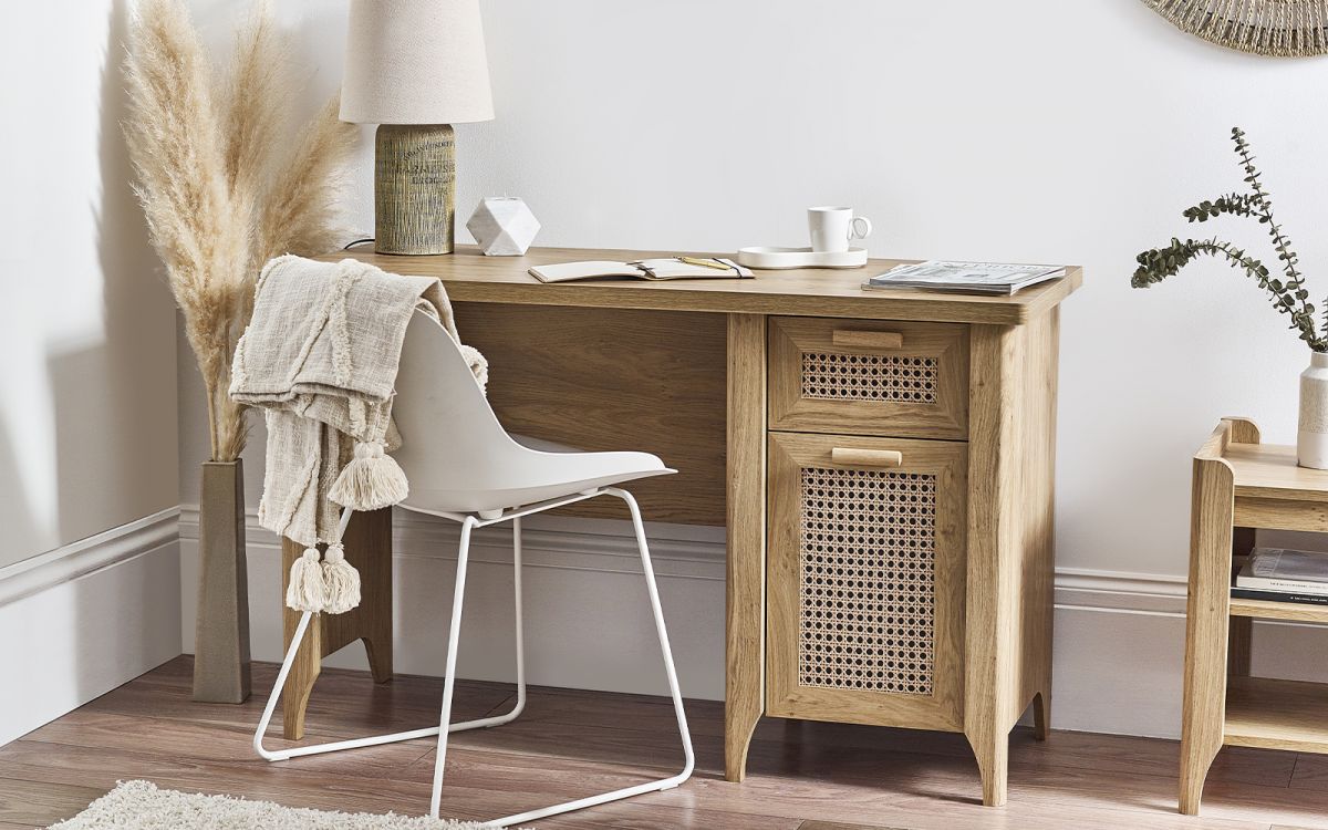 Julian Bowen Sydney Oak writing desk