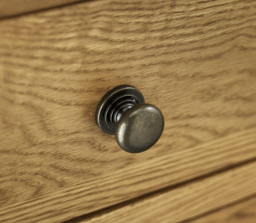 Julian Bowen Marlborough Oak Combination 2 Door 2 Drawers Wardrobe