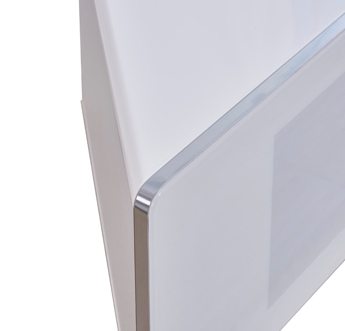 Antares White Hybrid Corner TV Unit For TVs Up To 55 Inches