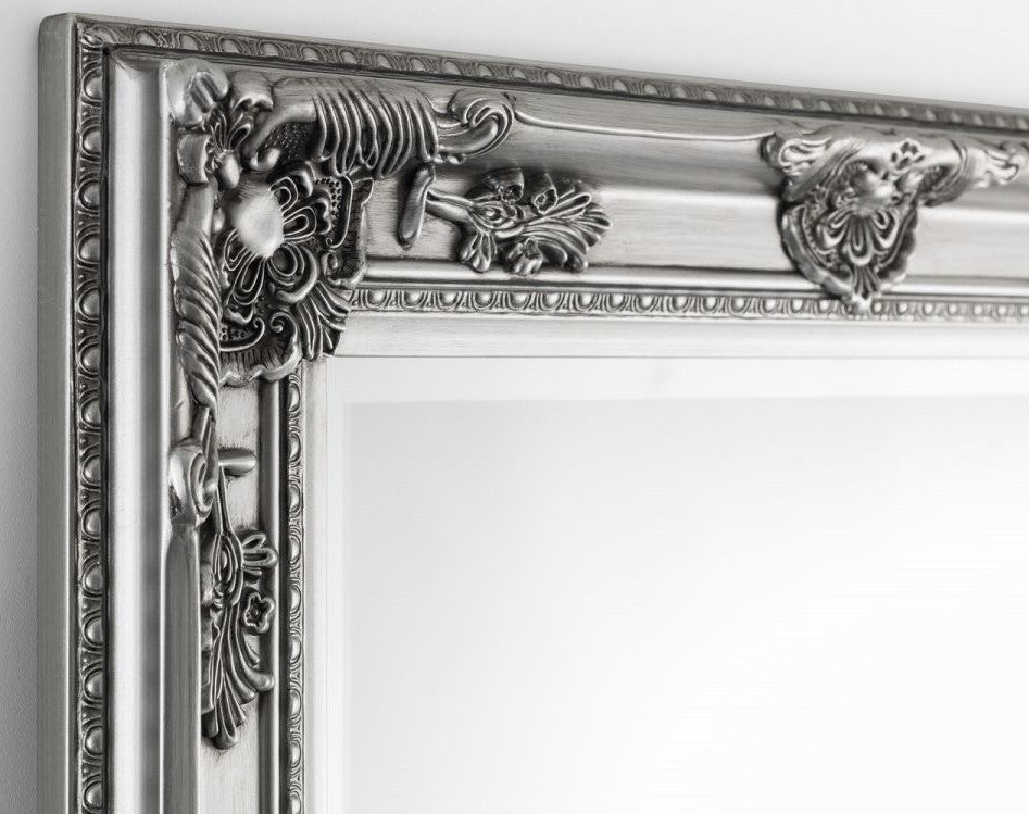 Julian Bowen Palais Pewter Lean-To Dress Mirror