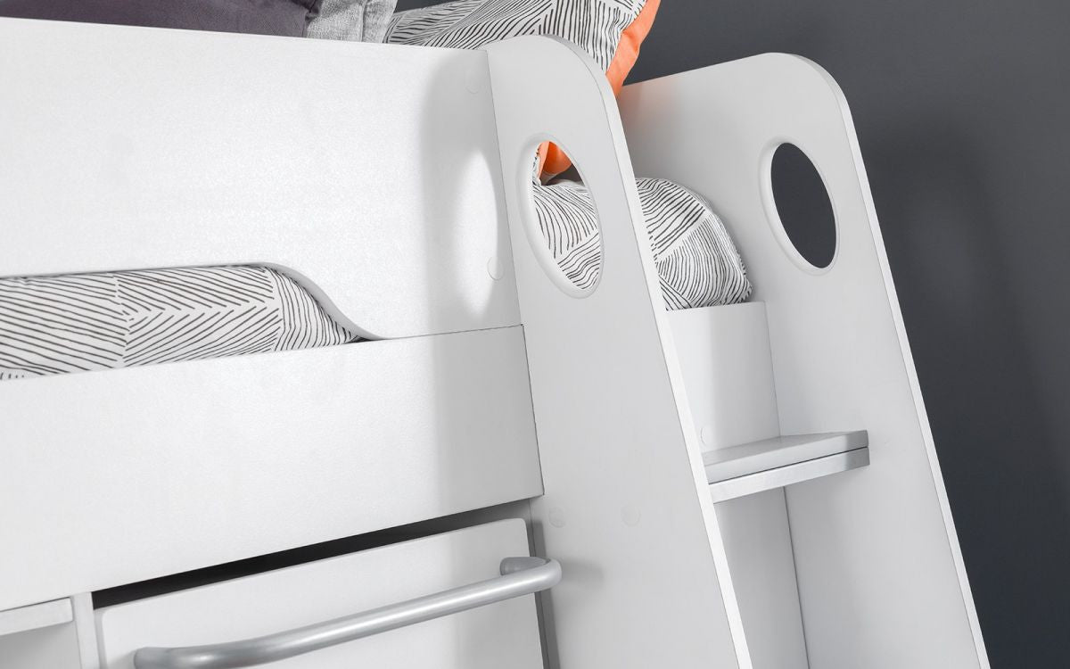 Julian Bowen Pegasus White/Silver High Sleeper