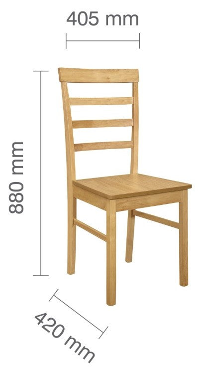 Birlea Cottesmore Oak Rectangle Dining Set With 6 Upton Chairs