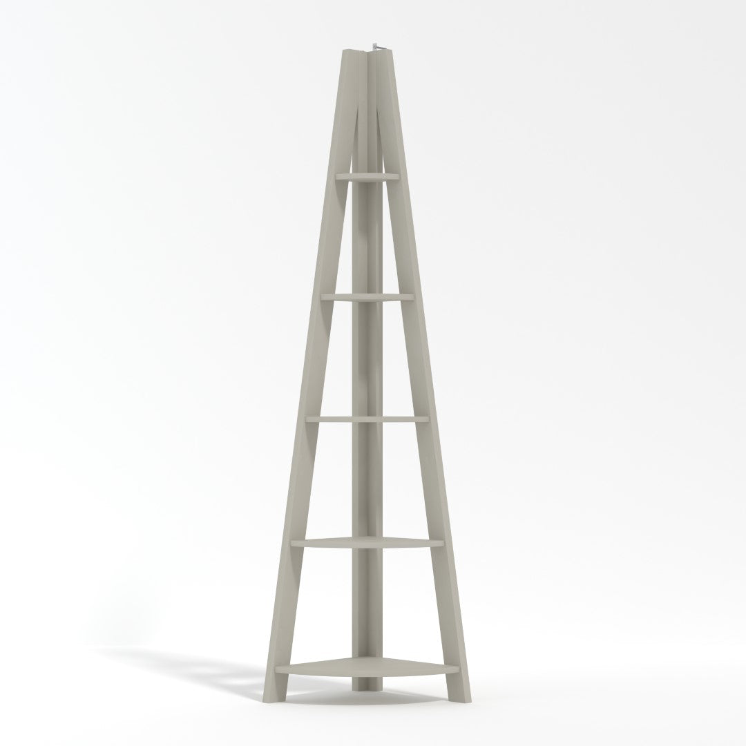 LPD Tiva Grey Corner Shelving Ladder