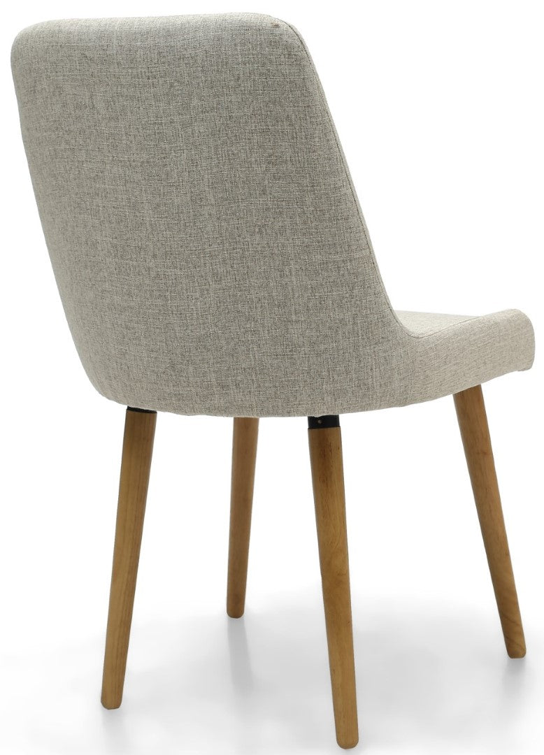 Shankar Capri Flax Effect Natural Weave Dining Chair (Sold in Pairs)