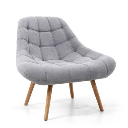 Shankar Shell Large Light Grey Armchair