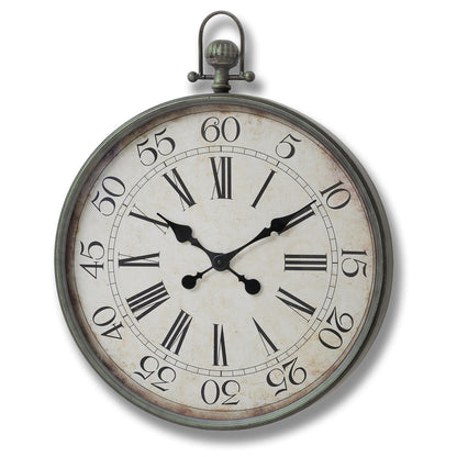 Hill Interiors Pocket Watch Wall Clock