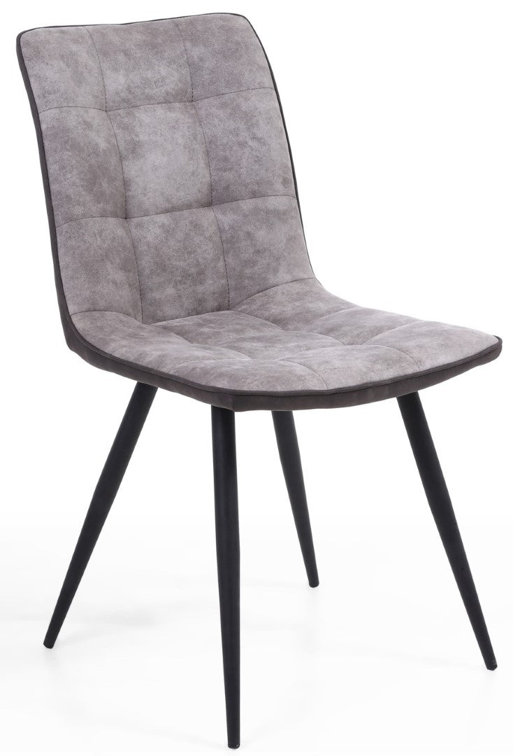 Shankar Rodeo Suede Effect Light Grey Dining Chairs (Sold in Pairs)