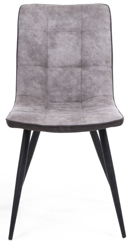 Shankar Rodeo Suede Effect Light Grey Dining Chairs (Sold in Pairs)