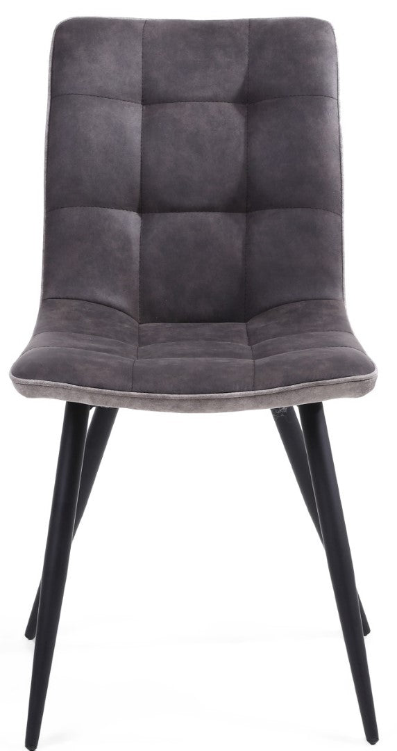 Shankar Rodeo Suede Effect Dark Grey Dining Chair (Sold in Pairs)