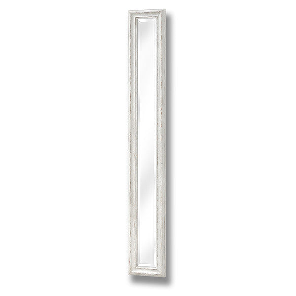 Hill Interiors Antique White Frame Narrow Wall Mirror