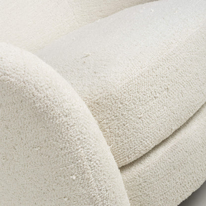 Shankar Petra Boucle Vanilla White Tub Chair