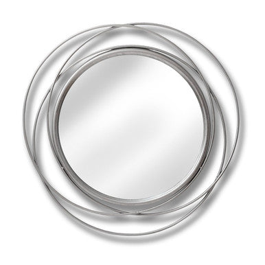 Hill Interiors Silver Circled Wall Art Mirror