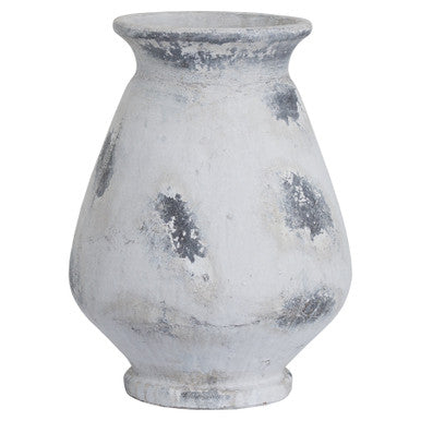 Hill Interiors Naxos Large Antique White Vase