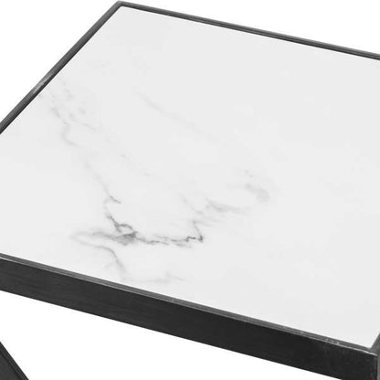 Hill Interiors Grey And Marble Z Tray Table