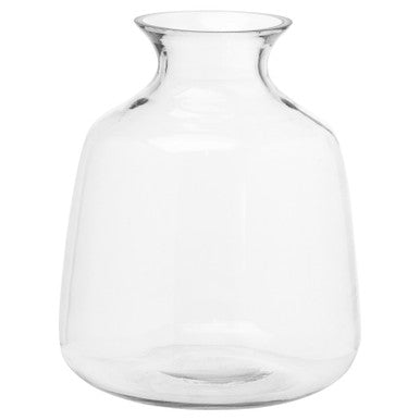 Hill Interiors Hydria Glass Handcrafted  Clear Vase