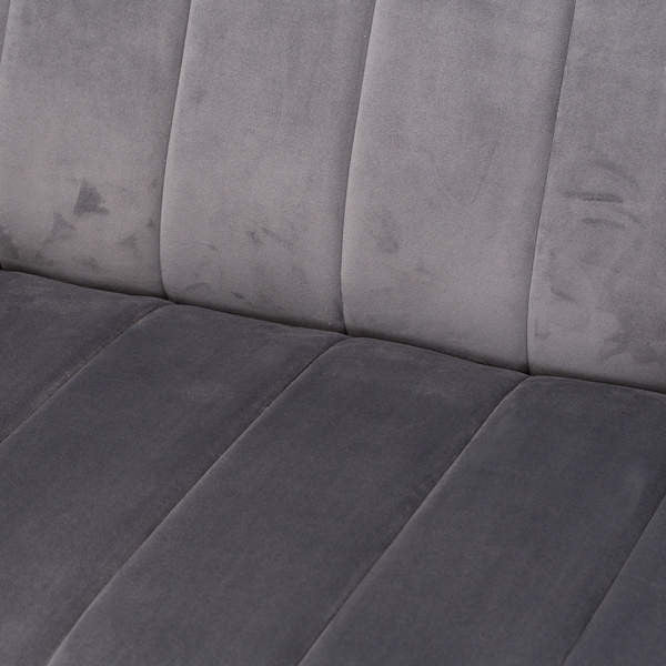 Hill Interiors Emperor Grey Velvet 2 Seater Sofa