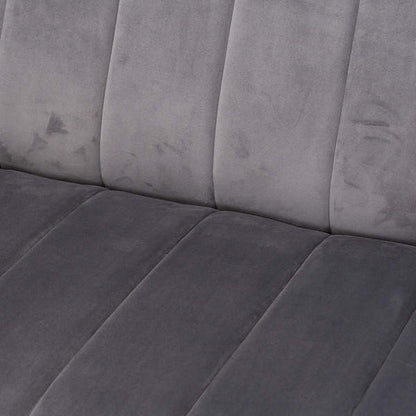 Hill Interiors Emperor Grey Velvet 2 Seater Sofa