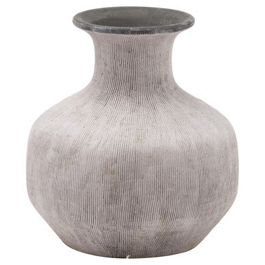 Hill Interiors Bloomville Squat Stone Vase