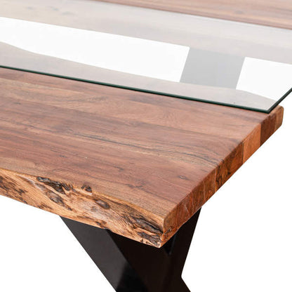 Hill Interiors Live Edge Collection River Dining Table