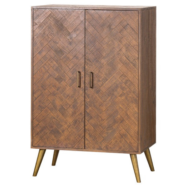 Hill Interiors Havana Gold Drinks Cabinet