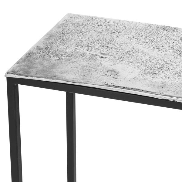 Hill Interiors Farrah Collection Silver Console Table