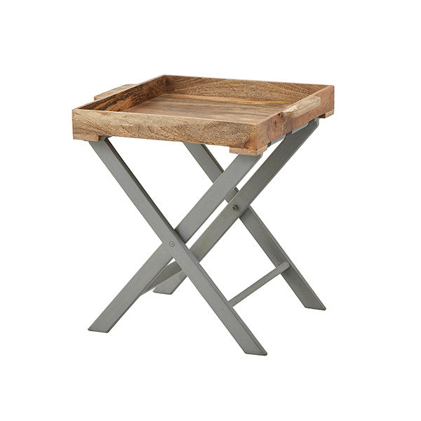 Hill Interiors Nordic Grey Collection Butler Small Tray Table