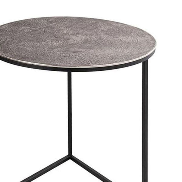 Hill Interiors Farrah Collection Set Of Three Round Tables